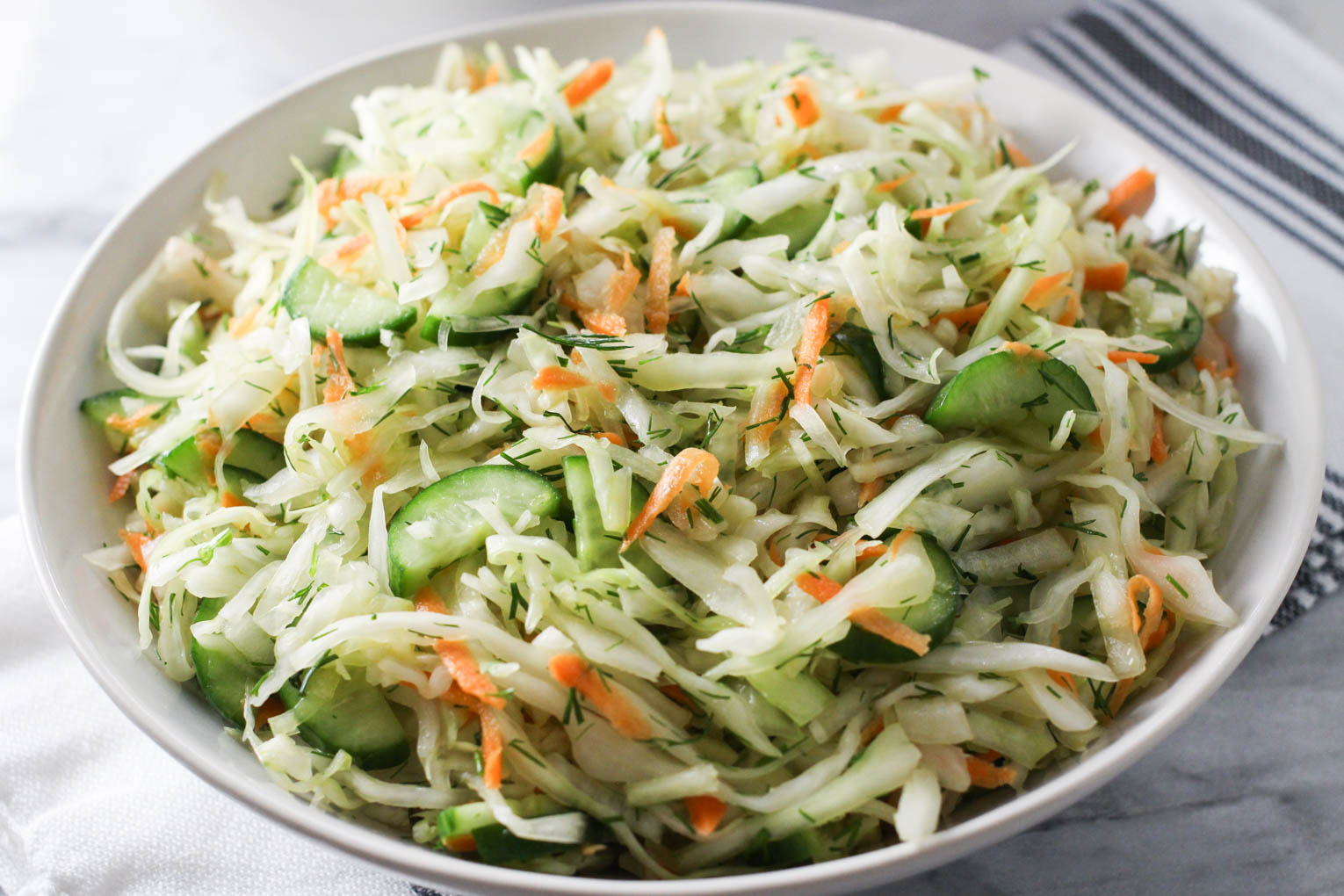 Beyond Coleslaw: Fresh Cabbage Cucumber Salad with Unique Twists